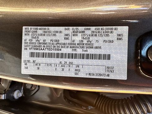 Used 2026 Ford F250 Lariat RWD image 10