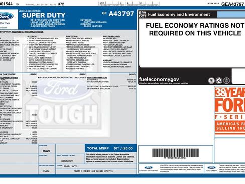 Used 2016 Ford F350 King Ranch w/ FX4 Off-Road Package AWD/4WD image 2