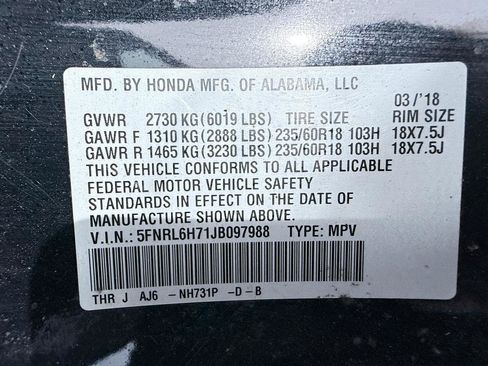 Used 2018 Honda Odyssey EX-L image 19