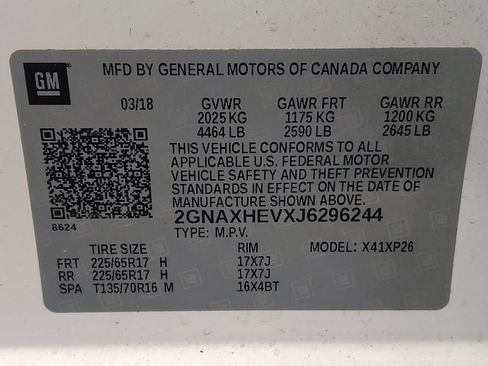 Used 2018 Chevrolet Equinox LS FWD image 33