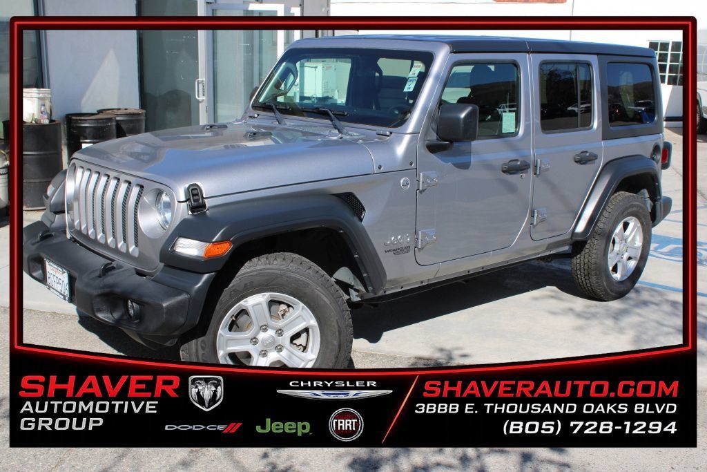 Used 2018 Jeep Wrangler Unlimited Sport S AWD/4WD image 1