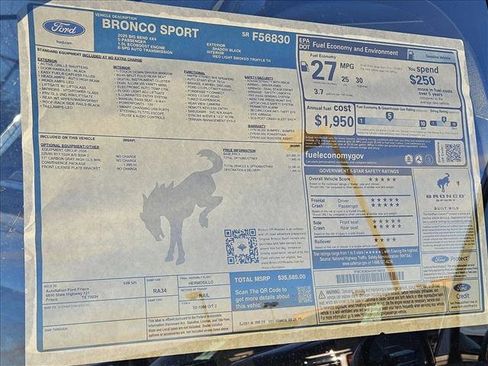 New 2025 Ford Bronco Sport Big Bend w/ Convenience Package image 18