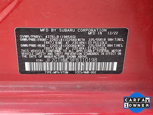 Certified 2023 Subaru Crosstrek 2.5i Limited image 50