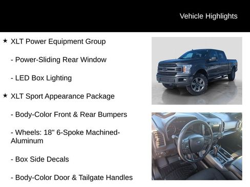 Used 2018 Ford F150 XLT w/ Equipment Group 302A Luxury image 21