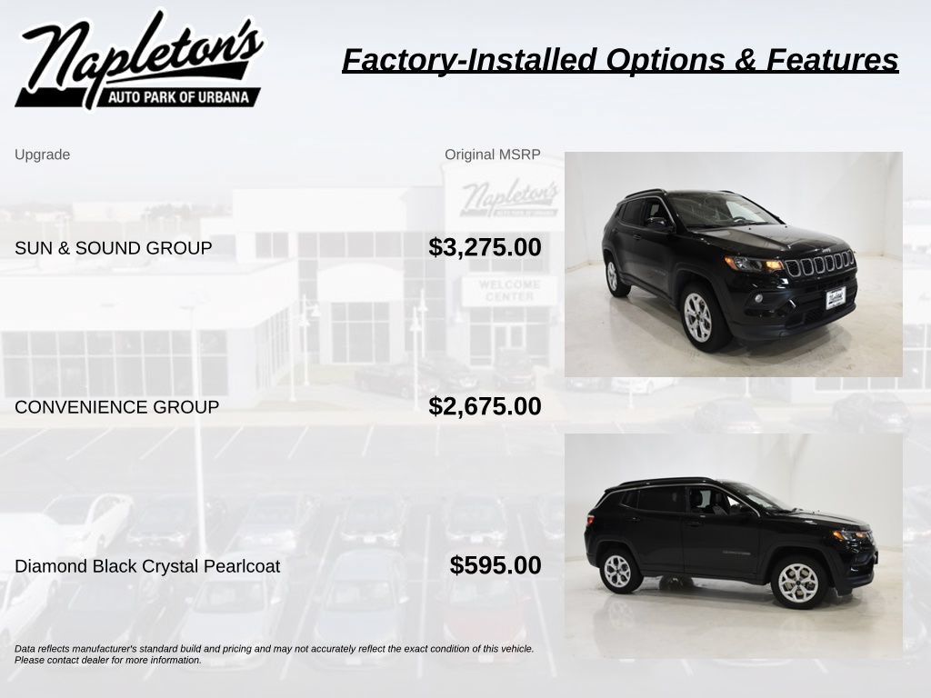Used 2025 Jeep Compass Latitude w/ Sun & Sound Group AWD/4WD image 4