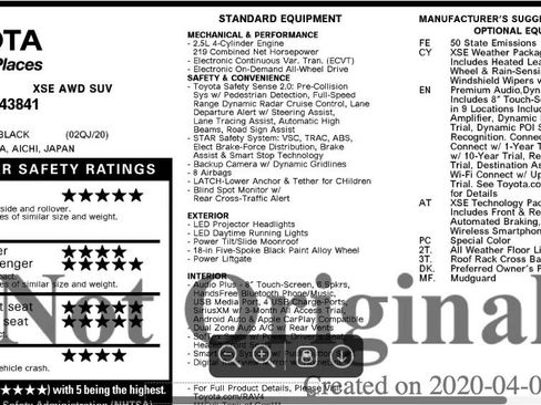 Used 2020 Toyota RAV4 XSE AWD/4WD image 2