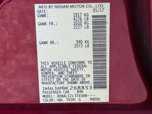 Used 2017 Nissan Altima 2.5 SV image 22