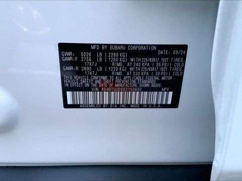 Used 2025 Subaru Outback Wilderness AWD/4WD image 60