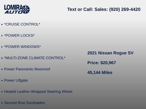 Used 2021 Nissan Rogue SV AWD/4WD image 7