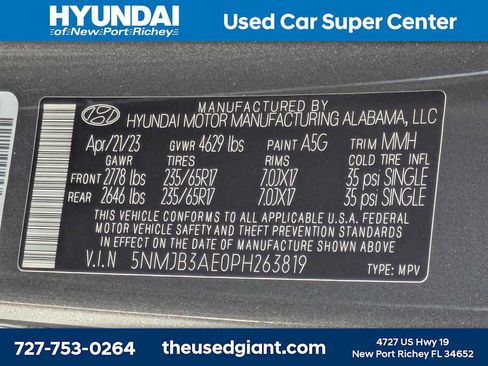 Certified 2023 Hyundai Tucson SEL FWD image 36