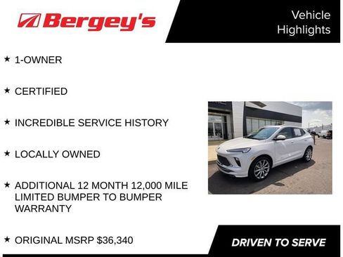 Certified 2024 Buick Encore GX Avenir w/ Avenir Technology Package FWD image 4