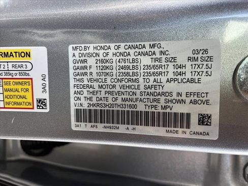 Used 2026 Honda CR-V LX image 24