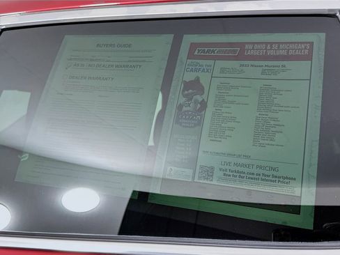 Certified 2023 Nissan Murano SL w/ SL Moonroof Package image 13