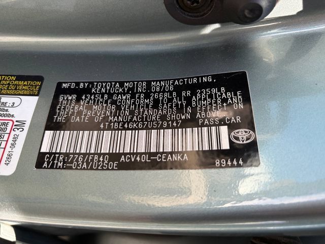 Used 2007 Toyota Camry LE FWD image 25