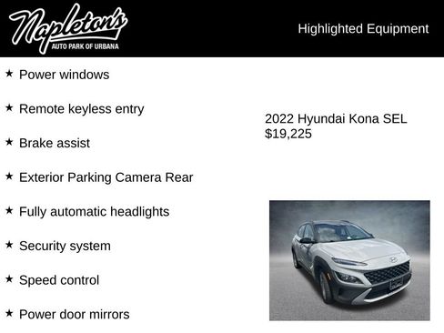Used 2022 Hyundai Kona SEL AWD/4WD image 3