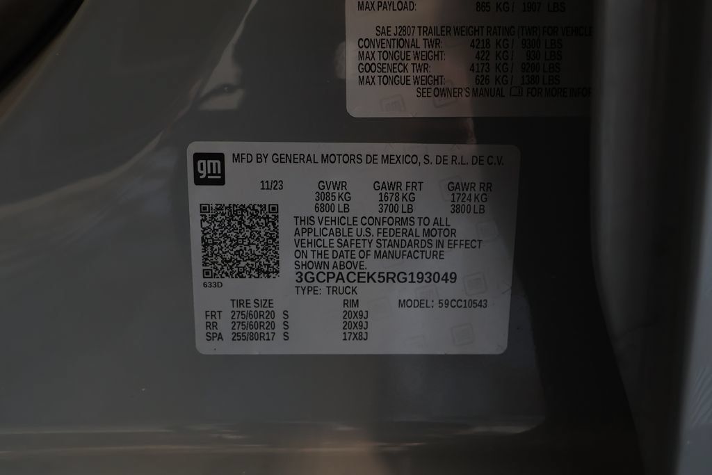 Used 2024 Chevrolet Silverado 1500 LT w/ Texas Edition Plus RWD image 37