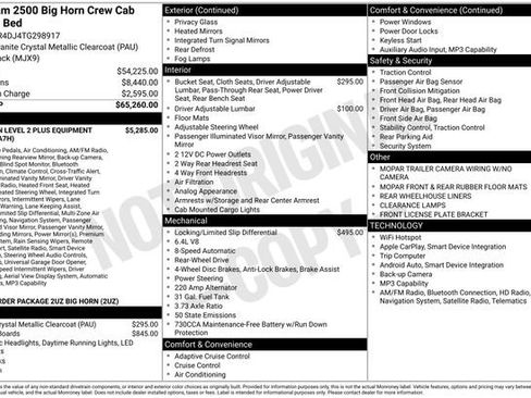 New 2026 RAM 2500 Big Horn RWD image 9