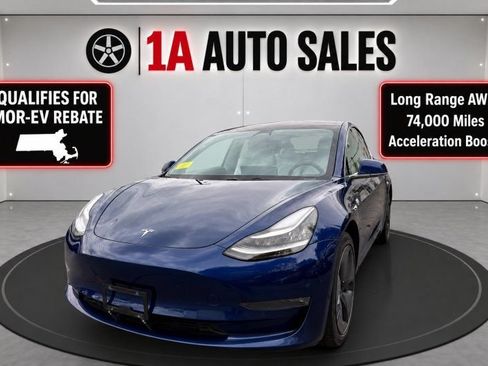 Used 2018 Tesla Model 3 Long Range AWD/4WD image 1
