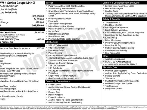 Used 2023 BMW M440i Coupe w/ Premium Package image 39