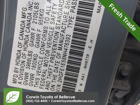 Used 2022 Honda Civic Si image 16