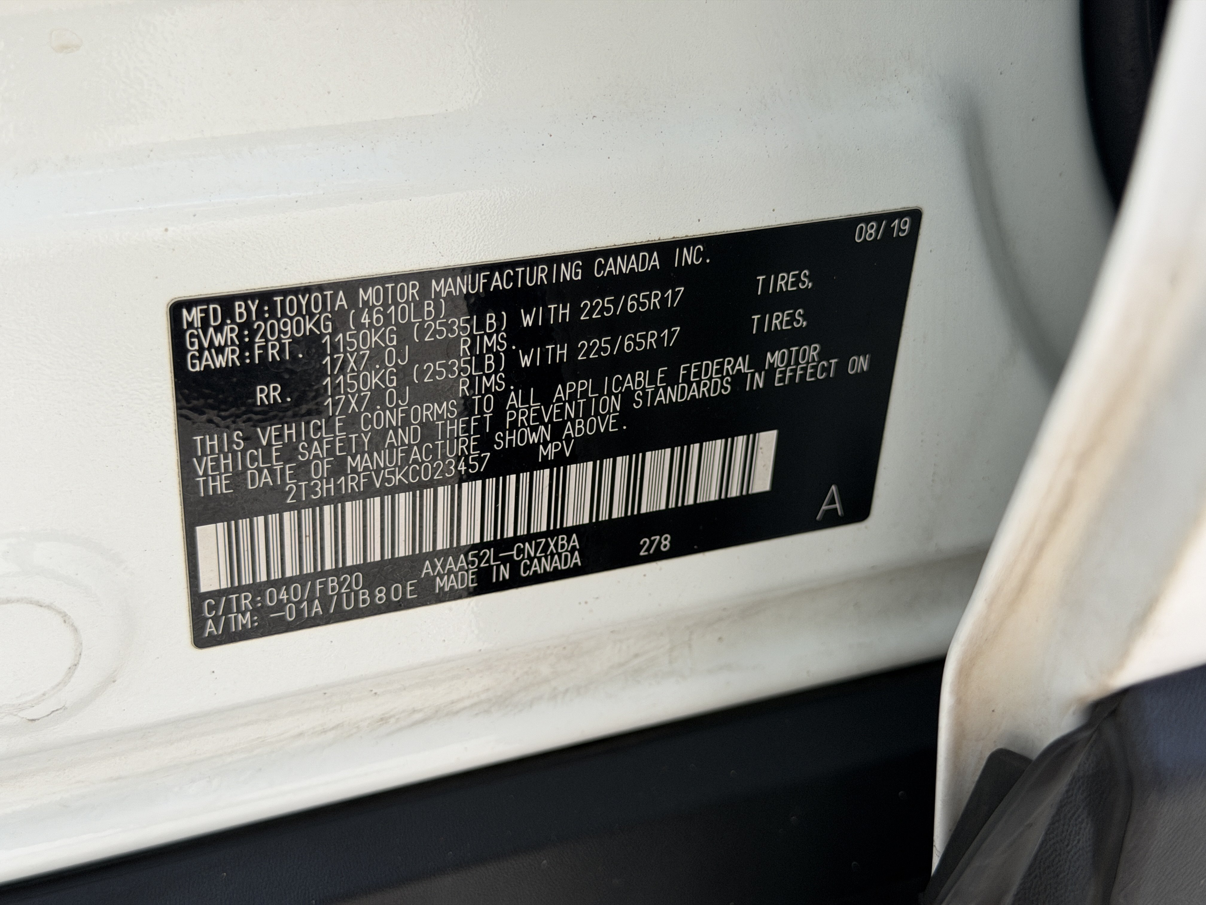 Used 2019 Toyota RAV4 LE FWD image 35