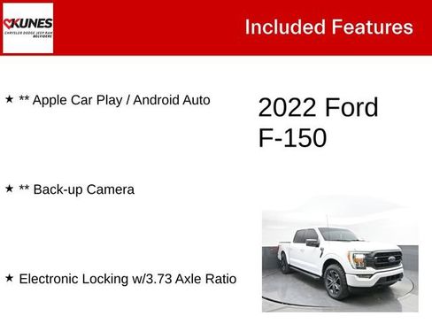 Used 2022 Ford F150 XLT w/ Equipment Group 302A High AWD/4WD image 3