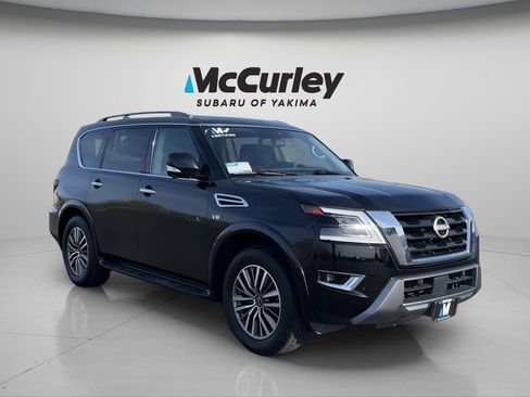 Used 2021 Nissan Armada SL w/ Captain's Chairs Package AWD/4WD image 8