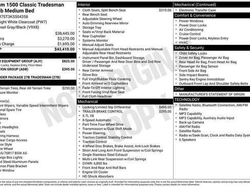 Used 2019 RAM 1500 Tradesman w/ Popular Equipment Group AWD/4WD image 29