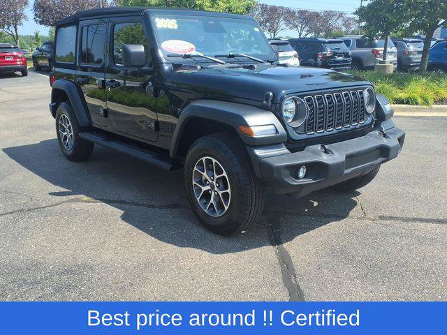 Certified 2025 Jeep Wrangler Unlimited Sport AWD/4WD image 3
