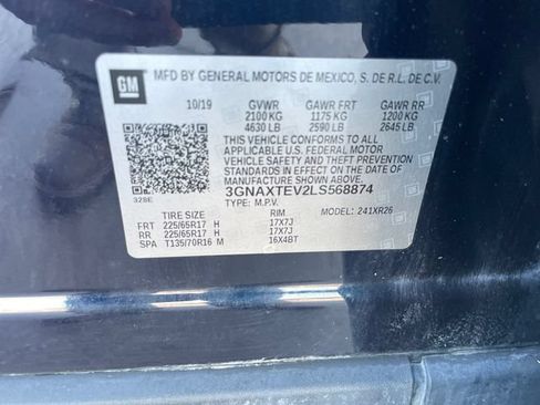 Used 2020 Chevrolet Equinox LT AWD/4WD image 31