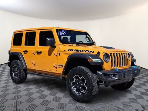 Used 2021 Jeep Wrangler Unlimited Rubicon 4xe w/ Dual Top Group AWD/4WD image 1