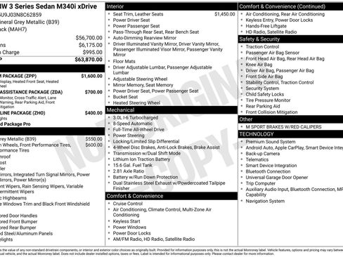 Used 2022 BMW M340i xDrive w/ Premium Package image 41