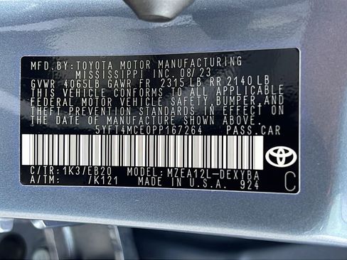 Used 2023 Toyota Corolla XSE FWD image 24