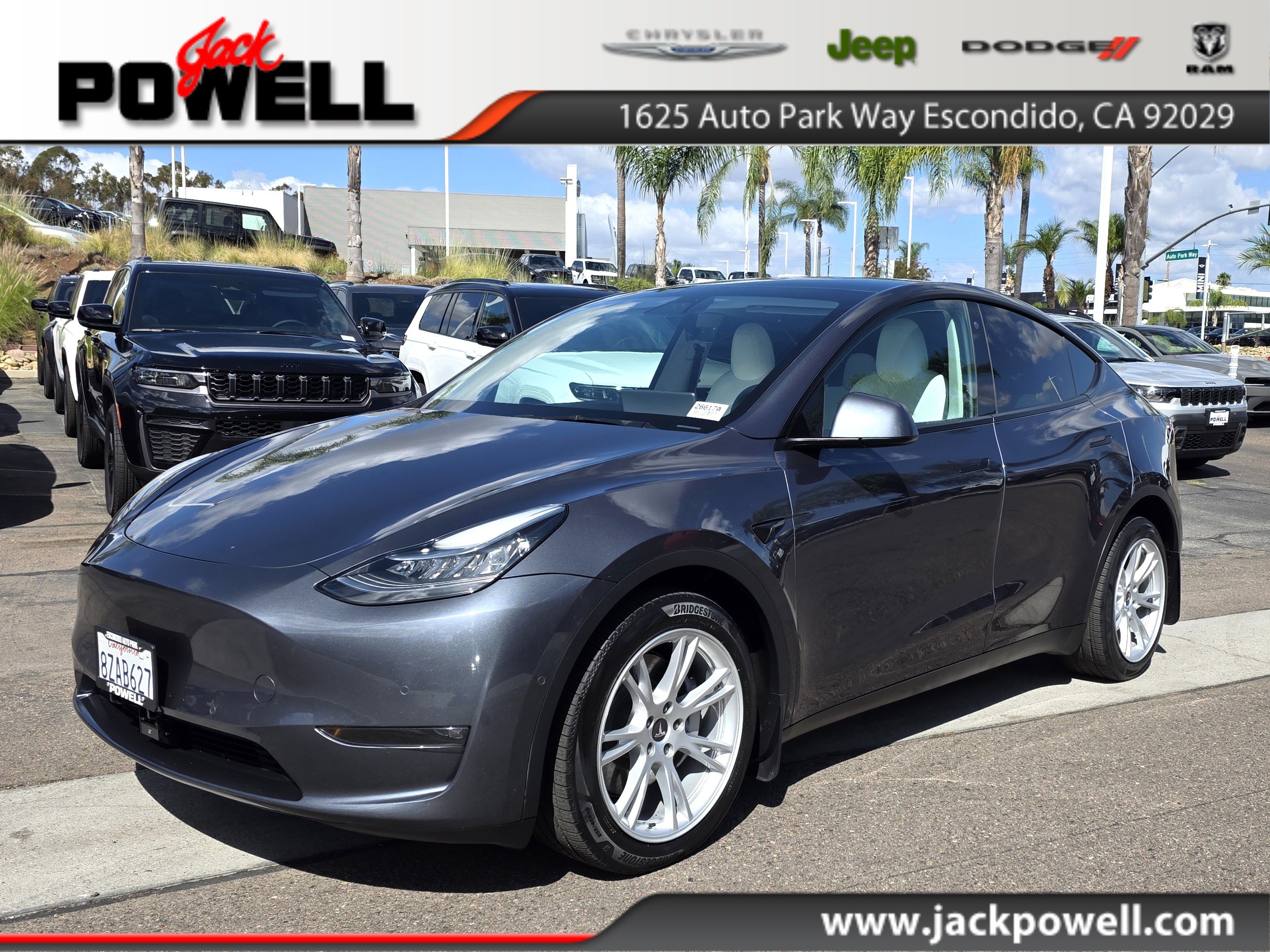Used 2021 Tesla Model Y Long Range AWD/4WD image 1