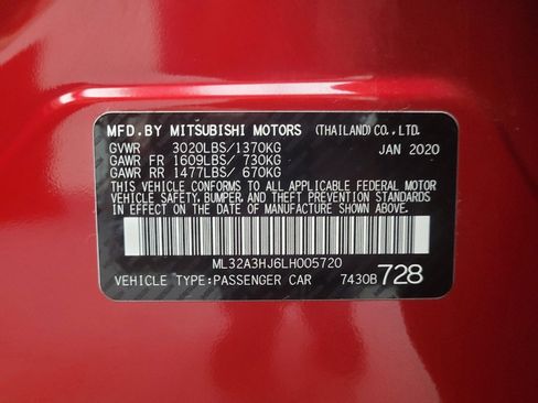 Used 2020 Mitsubishi Mirage SE image 33