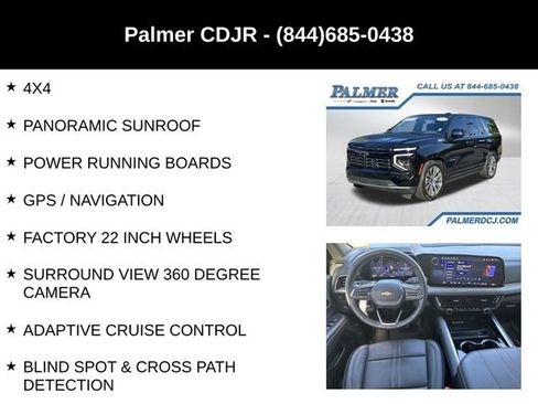 Used 2025 Chevrolet Tahoe High Country AWD/4WD image 6