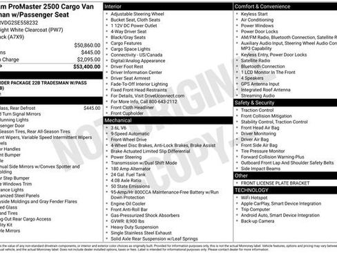 Used 2025 RAM ProMaster 2500 image 2