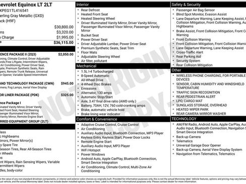 New 2026 Chevrolet Equinox LT w/ Convenience Package II image 10