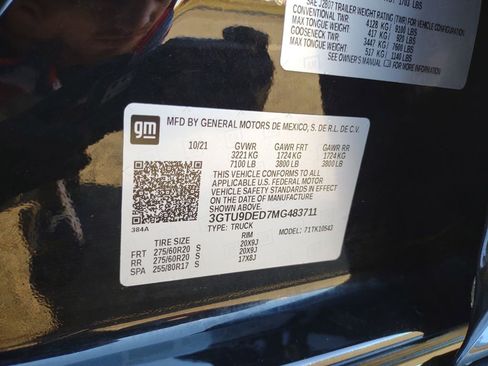 Used 2021 GMC Sierra 1500 SLT w/ SLT Premium Package image 40