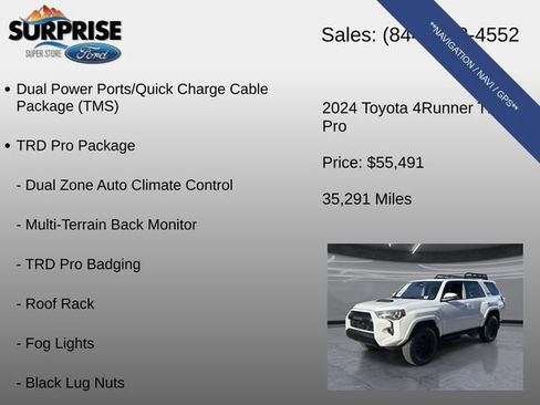Used 2024 Toyota 4Runner TRD Pro AWD/4WD image 7