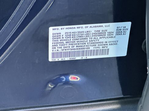 Used 2019 Honda Pilot Touring image 24