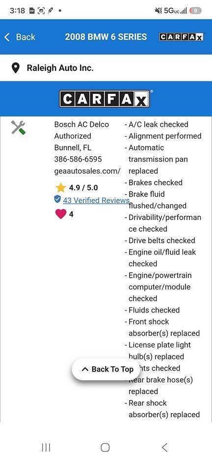 Used 2008 BMW 650i Convertible RWD image 83