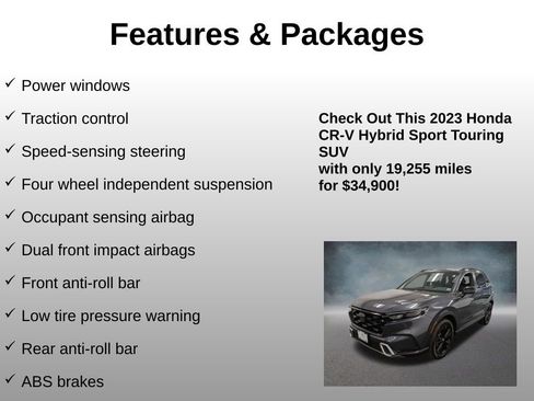 Certified 2023 Honda CR-V Sport Touring image 12