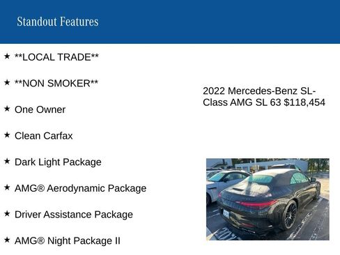 Used 2022 Mercedes-Benz SL 63 AMG 4MATIC image 8