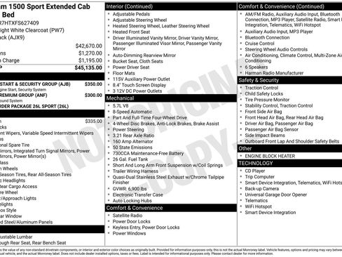 Used 2015 RAM 1500 Sport w/ Remote Start & Security Group image 78