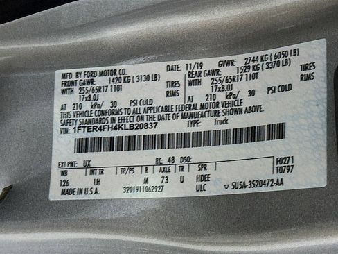 Used 2019 Ford Ranger XLT w/ Equipment Group 302A Luxury image 30