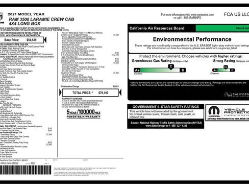 Certified 2021 RAM 3500 Laramie w/ Night Edition AWD/4WD image 3