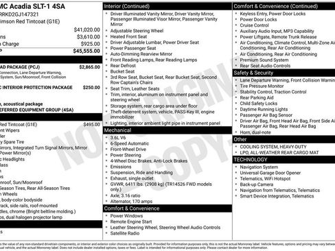 Used 2016 GMC Acadia SLT w/ Open Road Package FWD image 11