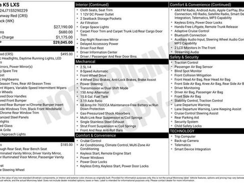 Used 2025 Kia K5 LXS image 30