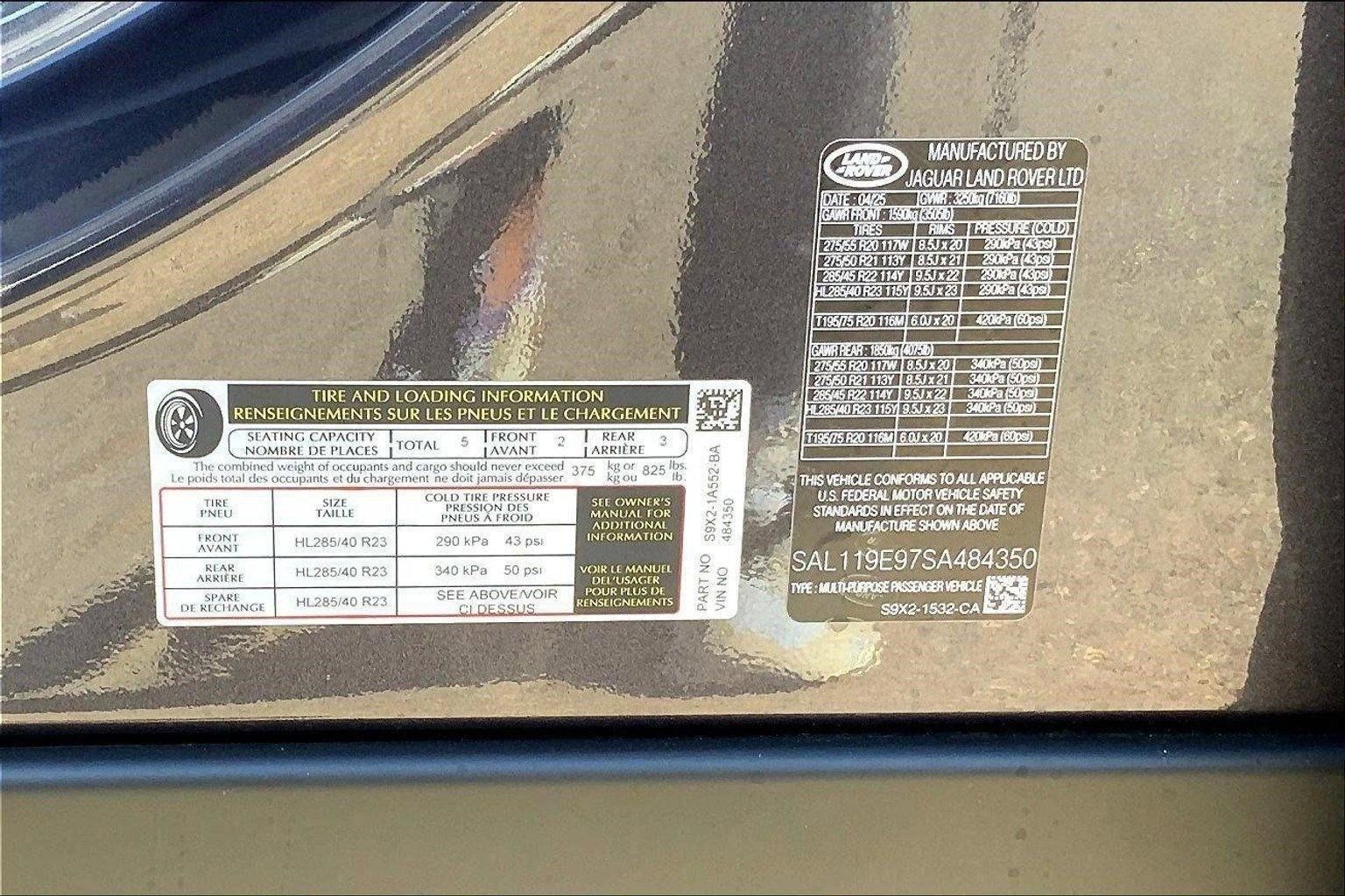 New 2025 Land Rover Range Rover Sport Autobiography AWD/4WD image 11